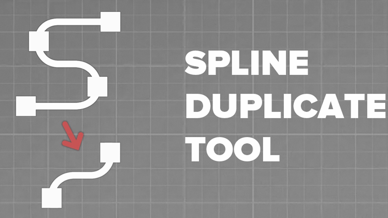 Media 1 for listing Spline Duplicate Tool