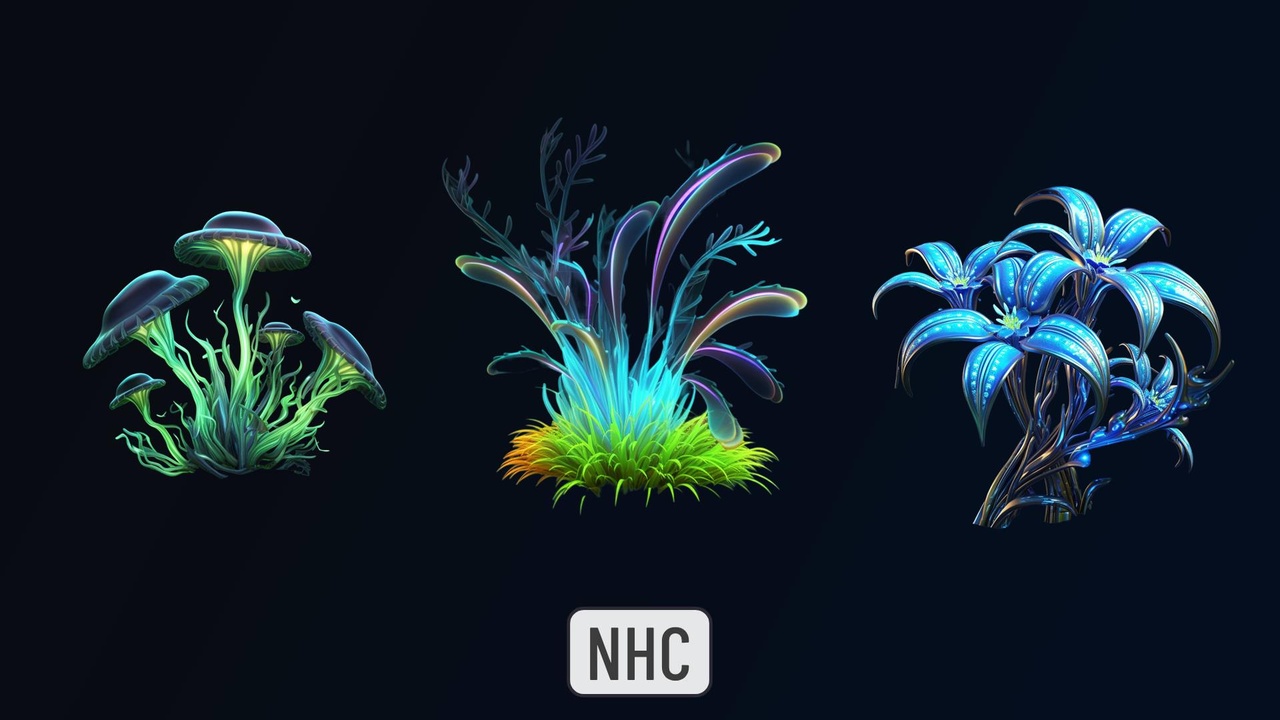 Media 1 for listing NHC - Fluorescent Nature Pictures Pack 2