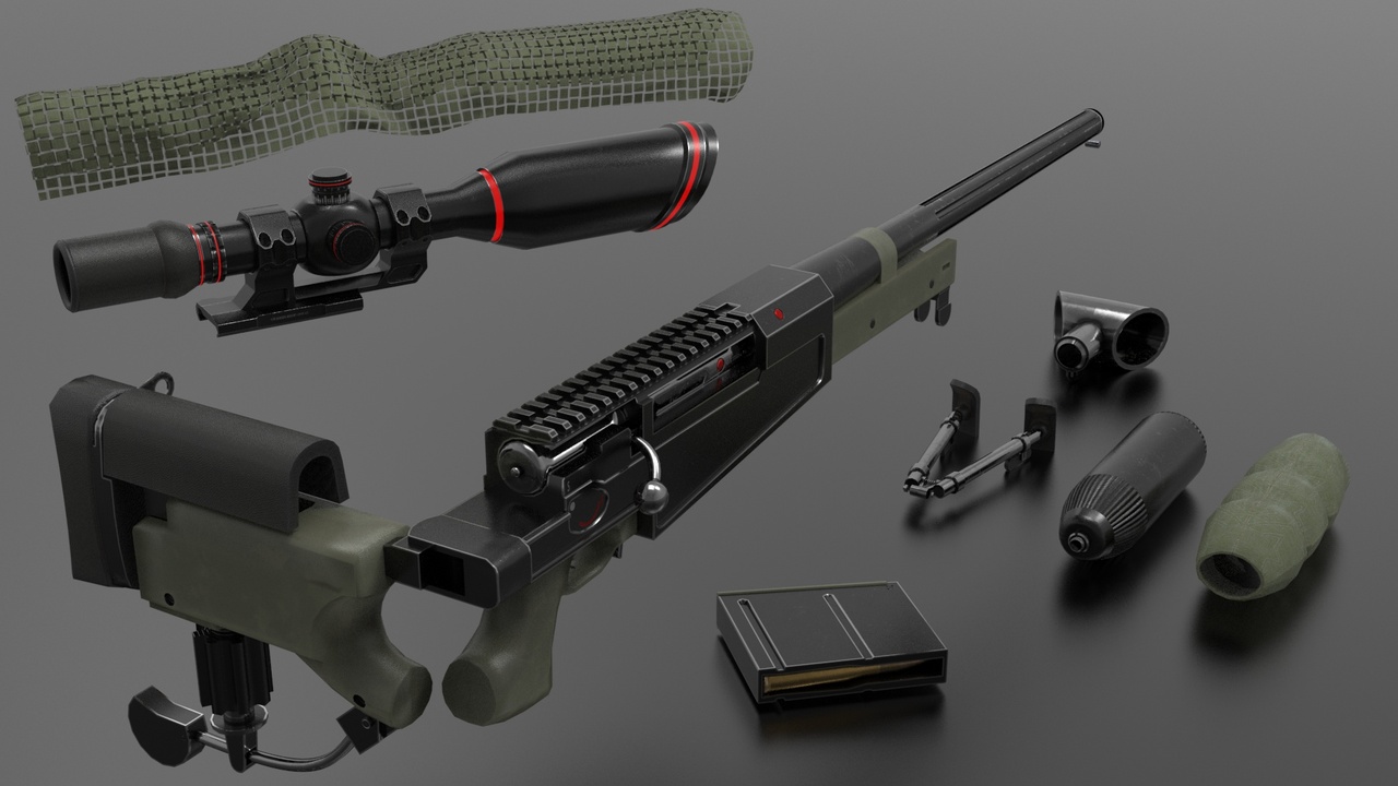 Media 1 for listing AXW-50 Sniper Rifle ( Fps - Tps)