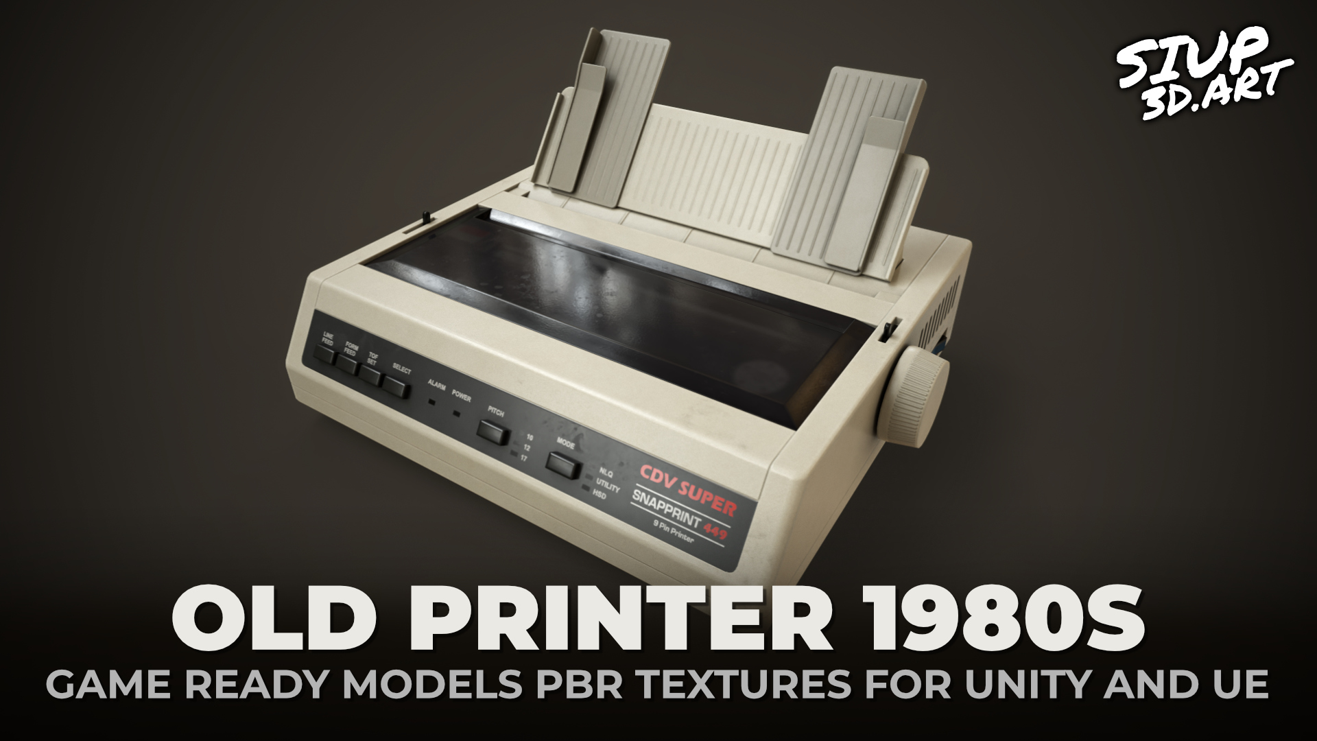 Old printer 1980s | Fab