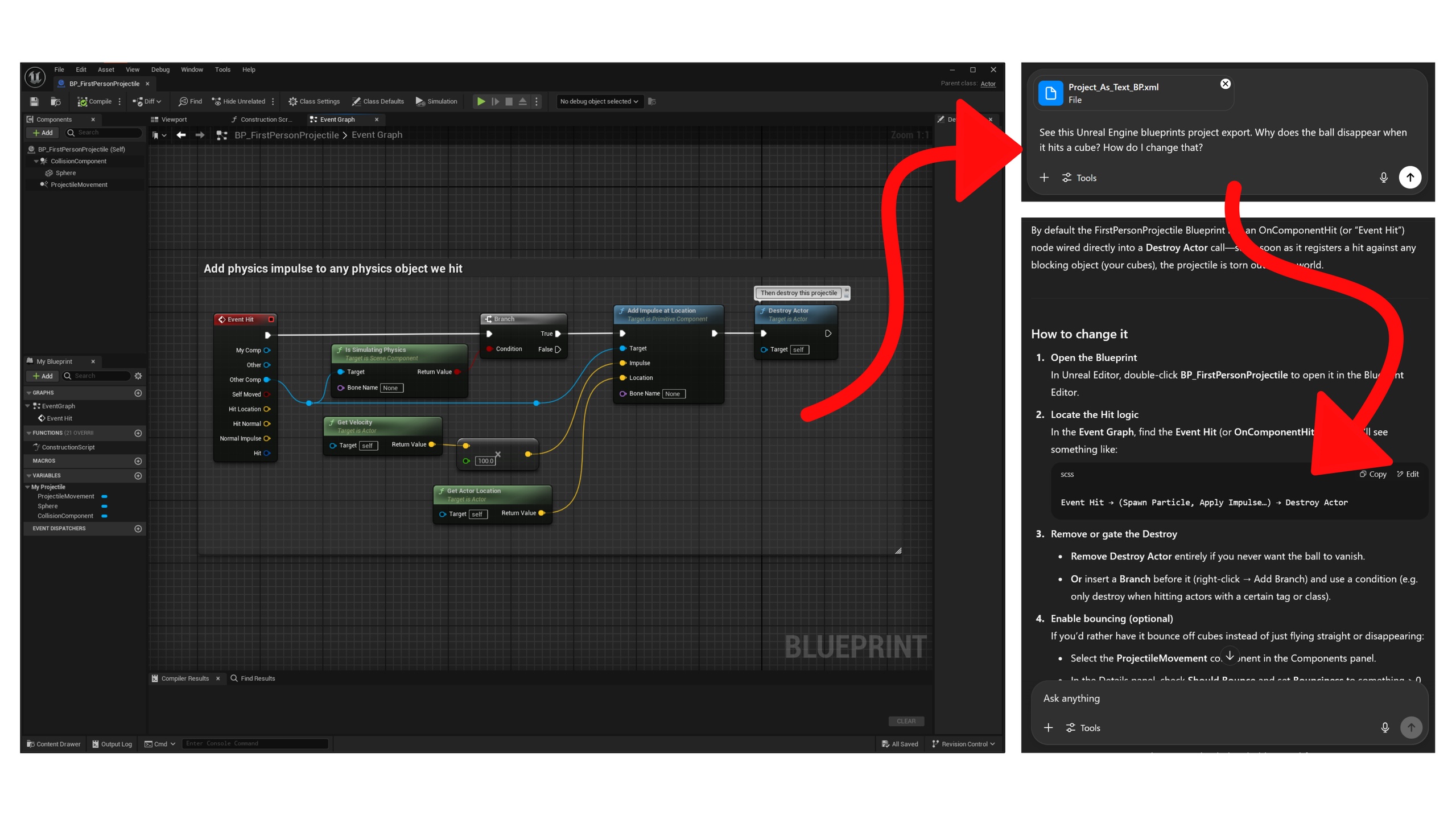 Blueprints Export For AI Help | Fab