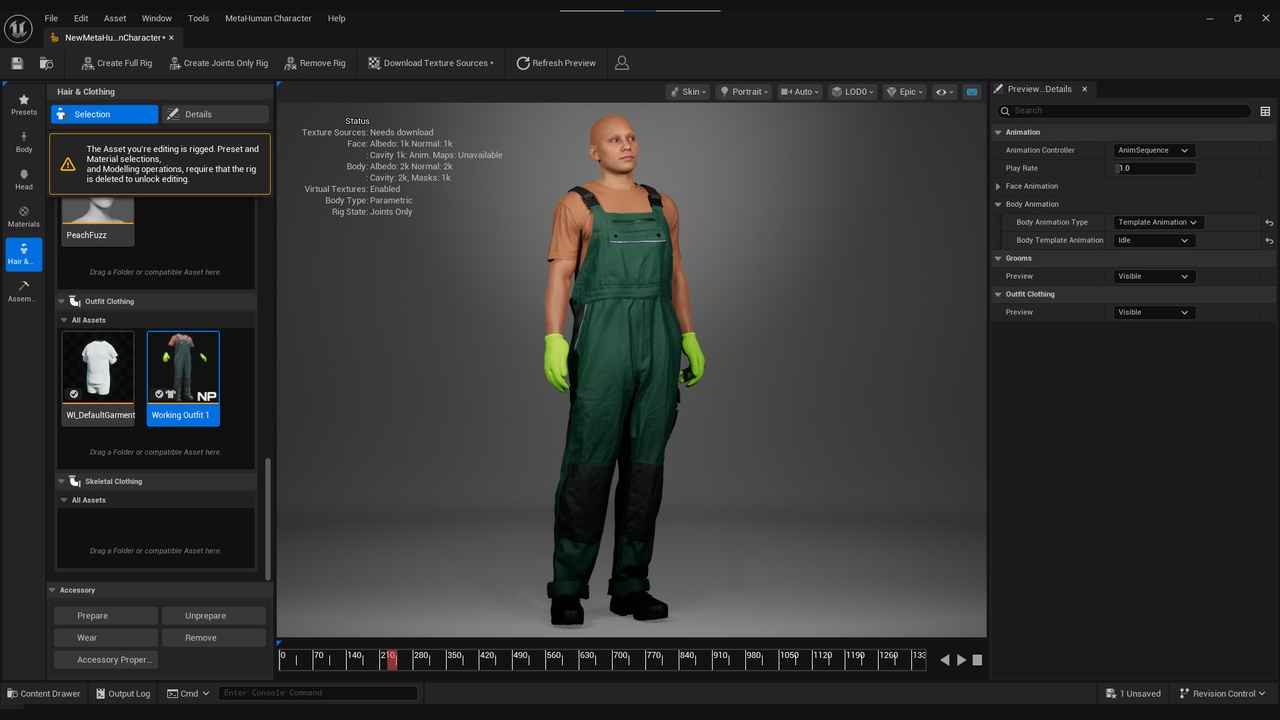 Media 1 for listing Work Outfit for Metahuman 2 - MHPKG