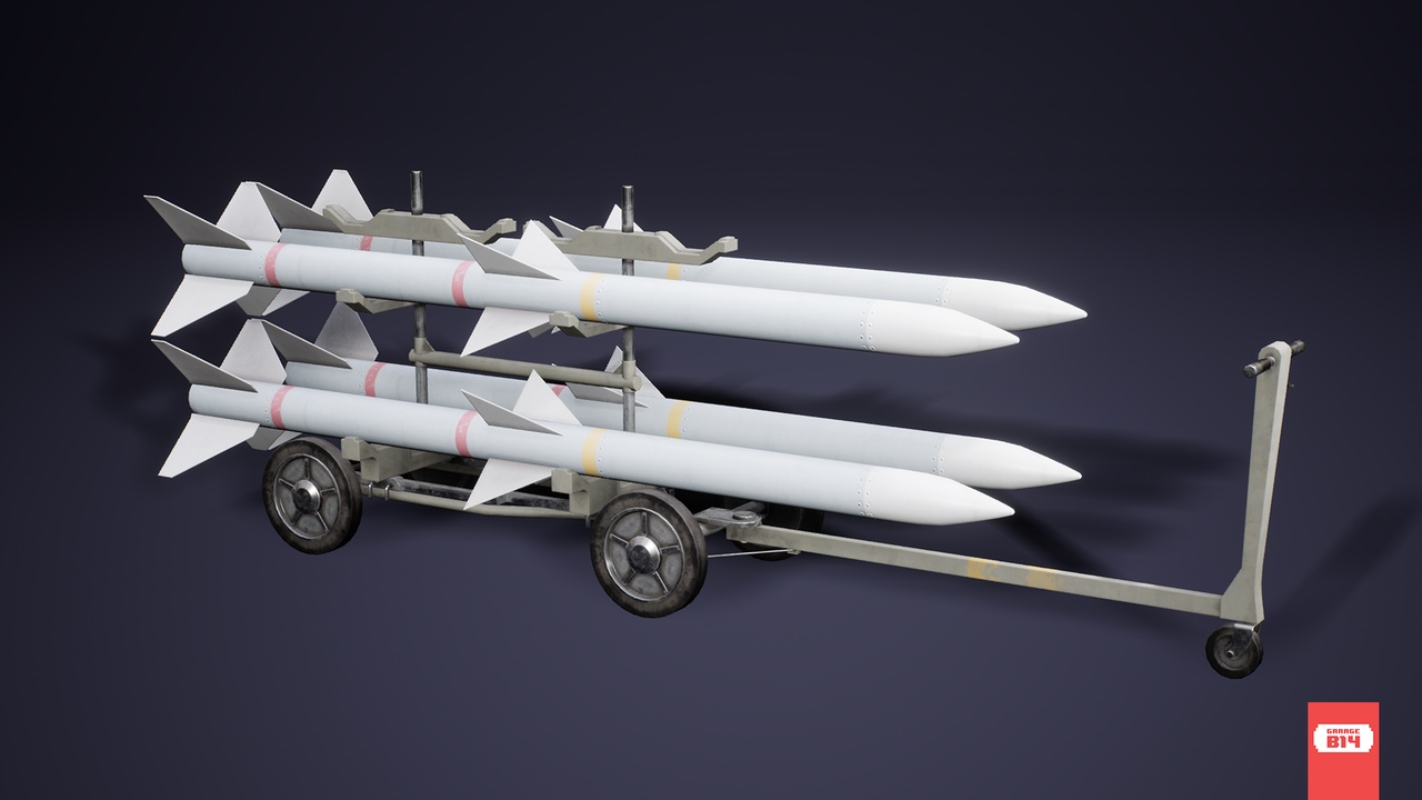 Media 1 for listing HAWKNEST Airfield Munitions & Ordnance Carts Pack