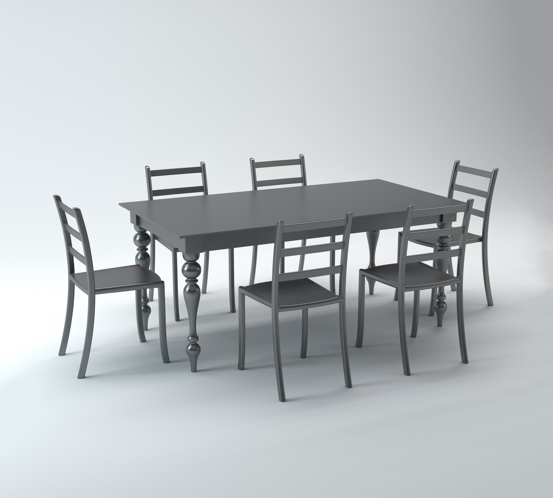 Media 1 for listing Modern Acrylic Dining Set for Contemporary Interiors