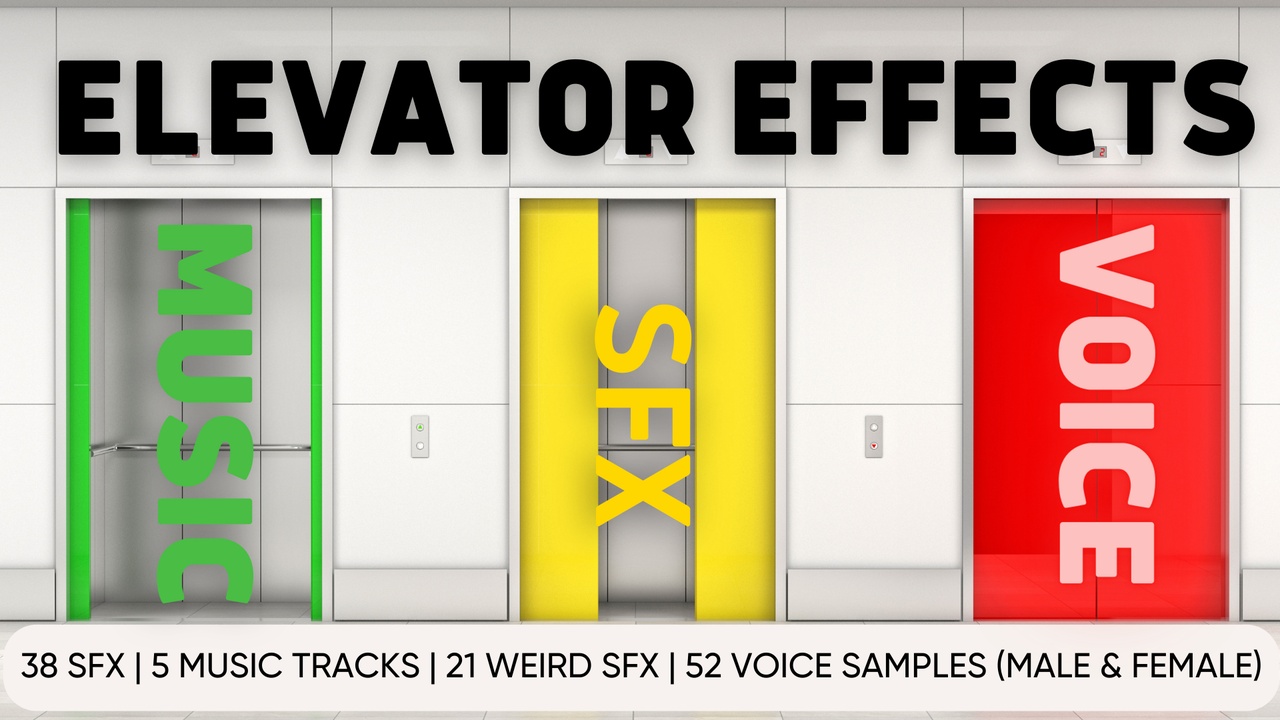 Media 1 for listing Elevator Effects & Music