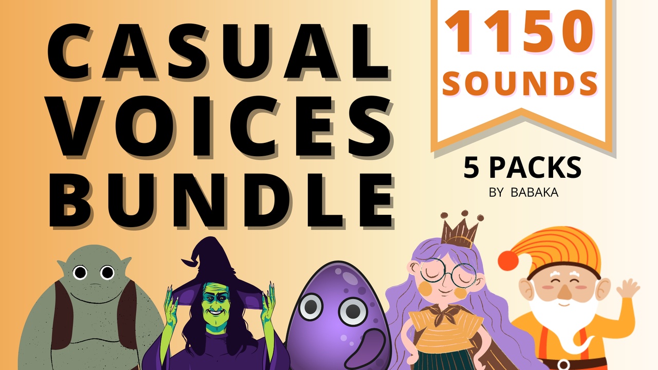 Media 1 for listing Casual Voices Bundle