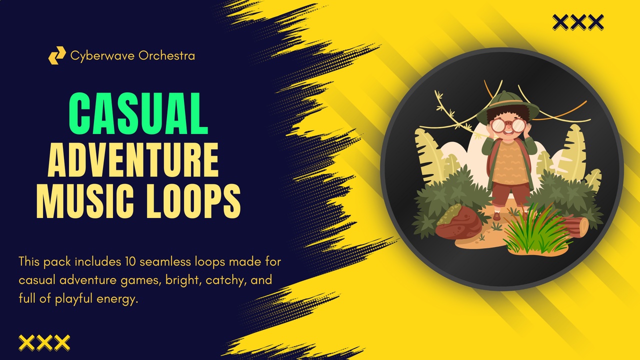 Media 1 for listing Casual Adventure Background Music Loops