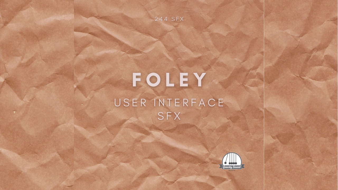 Media 1 for listing Foley User Interface Sound Effects