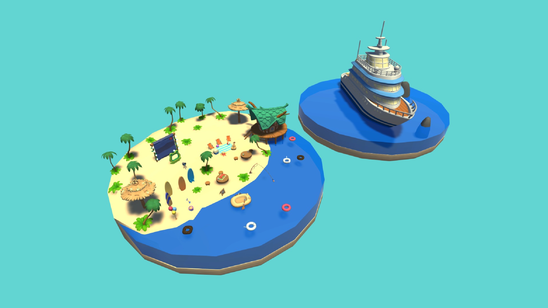 Media 1 for listing 3D Casual Props Beach