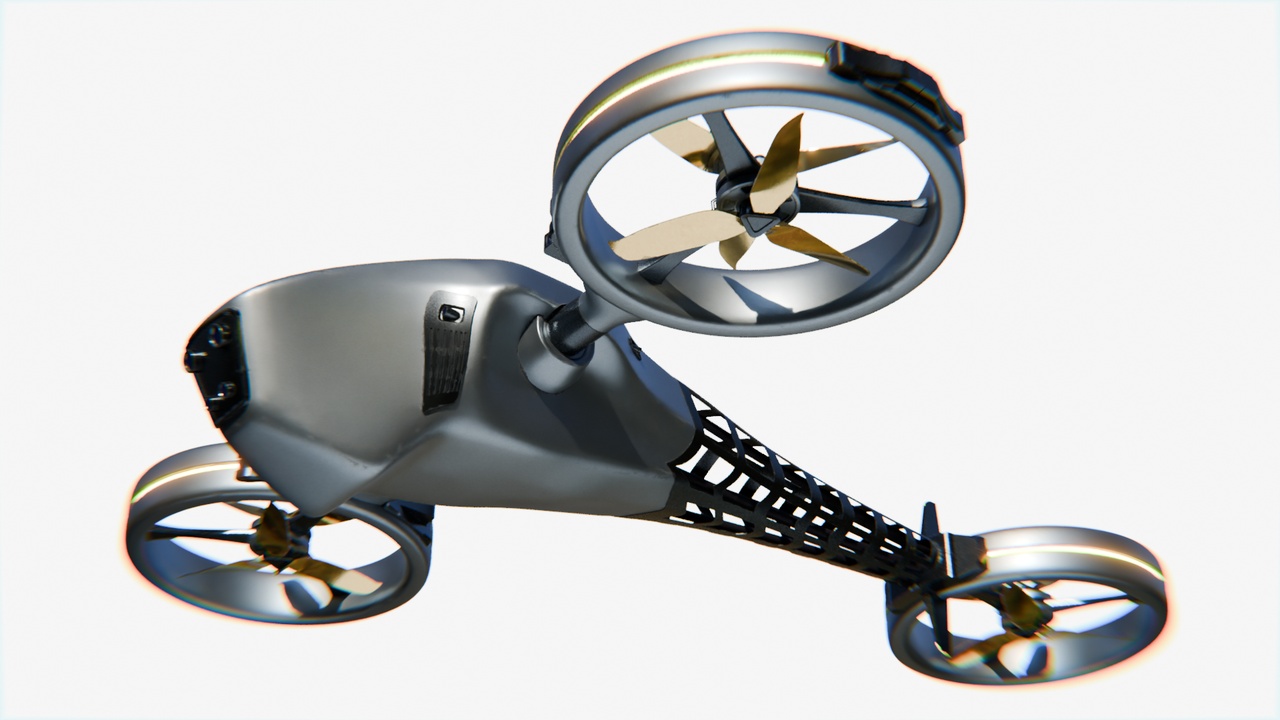 Media 1 for listing Sci- Fi Surveillance Drone