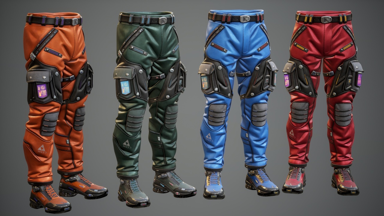File multimediali per l'articolo Sci-Fi Pants Sneakers p02: 1