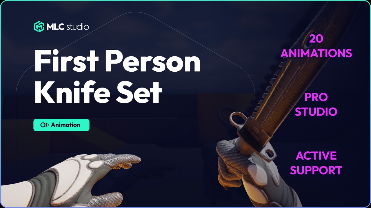 Media 1 for listing First Person Knife Animation Set