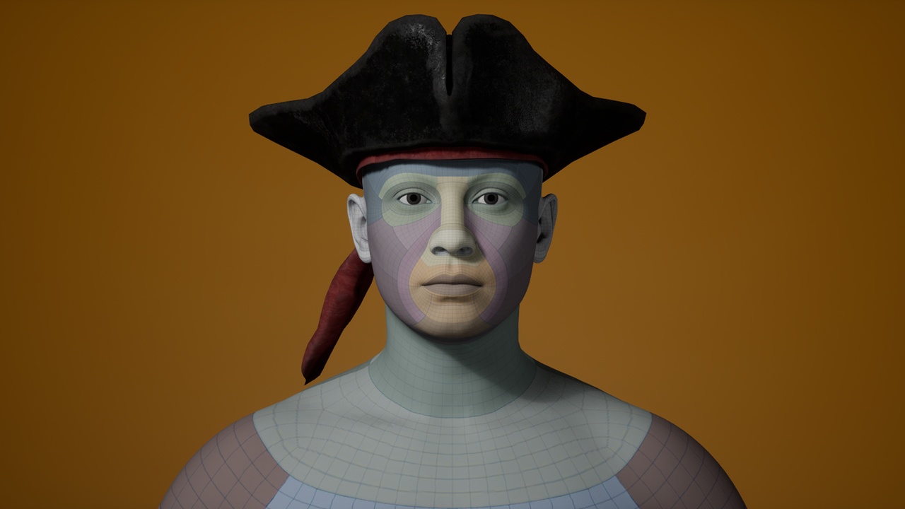Media 1 for listing Pirate Hat (Var. 2) - Metahuman