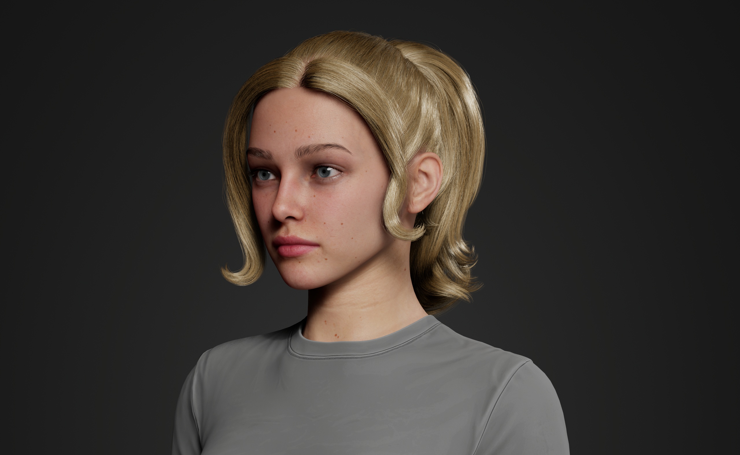 Media 1 for listing Modern Ponytail | Metahuman Groom