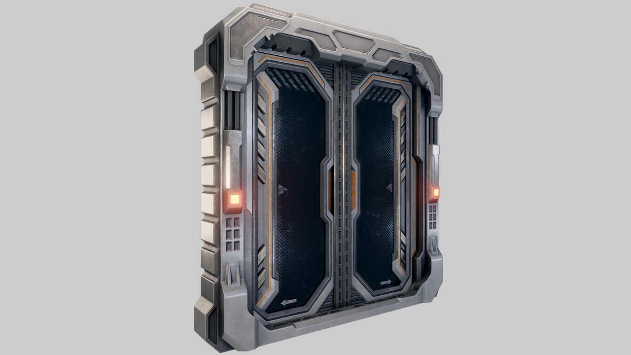 Media 1 for listing Sci-fi Door Game Glass