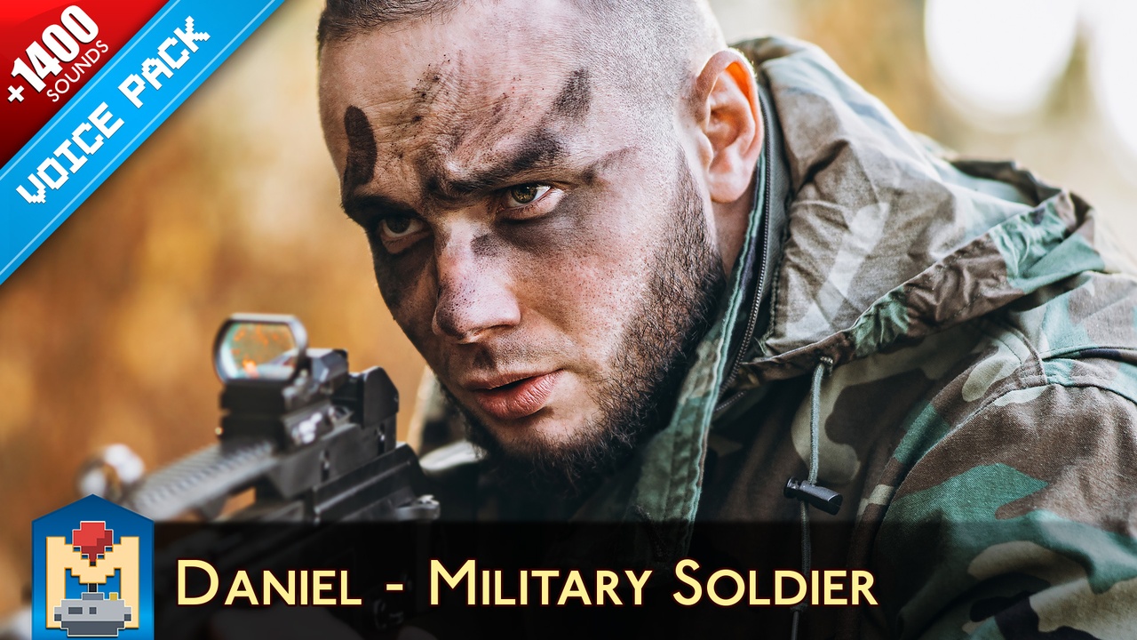 File multimediali per l'articolo Daniel - Military Soldier Voice Pack: 1