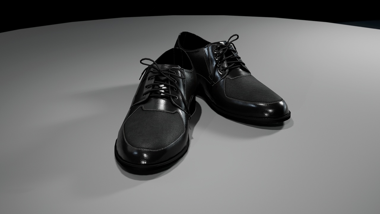 File multimediali per l'articolo Derby Shoes for MetaHuman (M) & UE5.3+ (Formal Footwear): 1