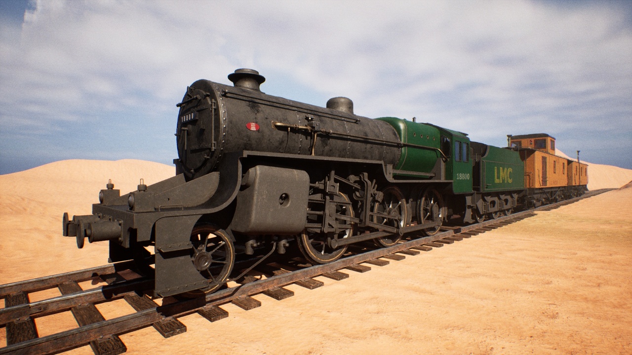Media 1 for listing Wild West 3D Assets Pack: Locomotive
