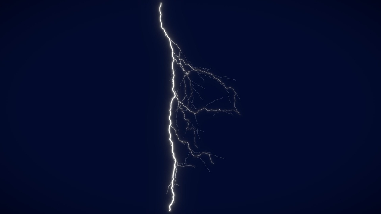 Media 1 for listing Realistic Cloud to Ground Lightning CG-09