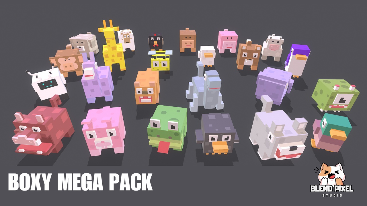 Media 1 for listing Cartoon Animal Mega Pack