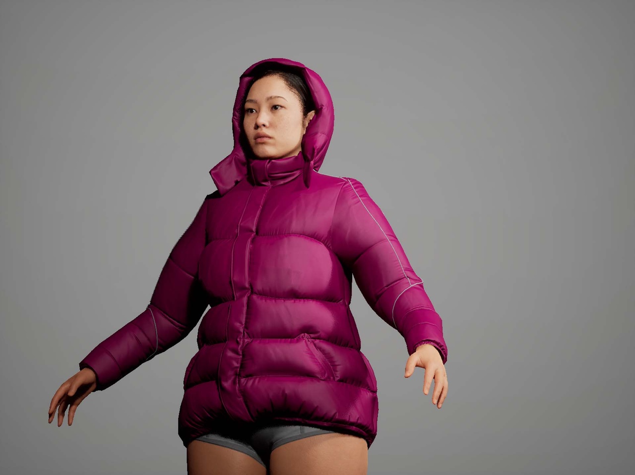 Puffer 1 - 参数化身体 - 绑定 - 全MH体型与UE5骨骼 - Puffer 1 - Parametric Body - Rigged - All MH Bodies & UE5 Skeletons