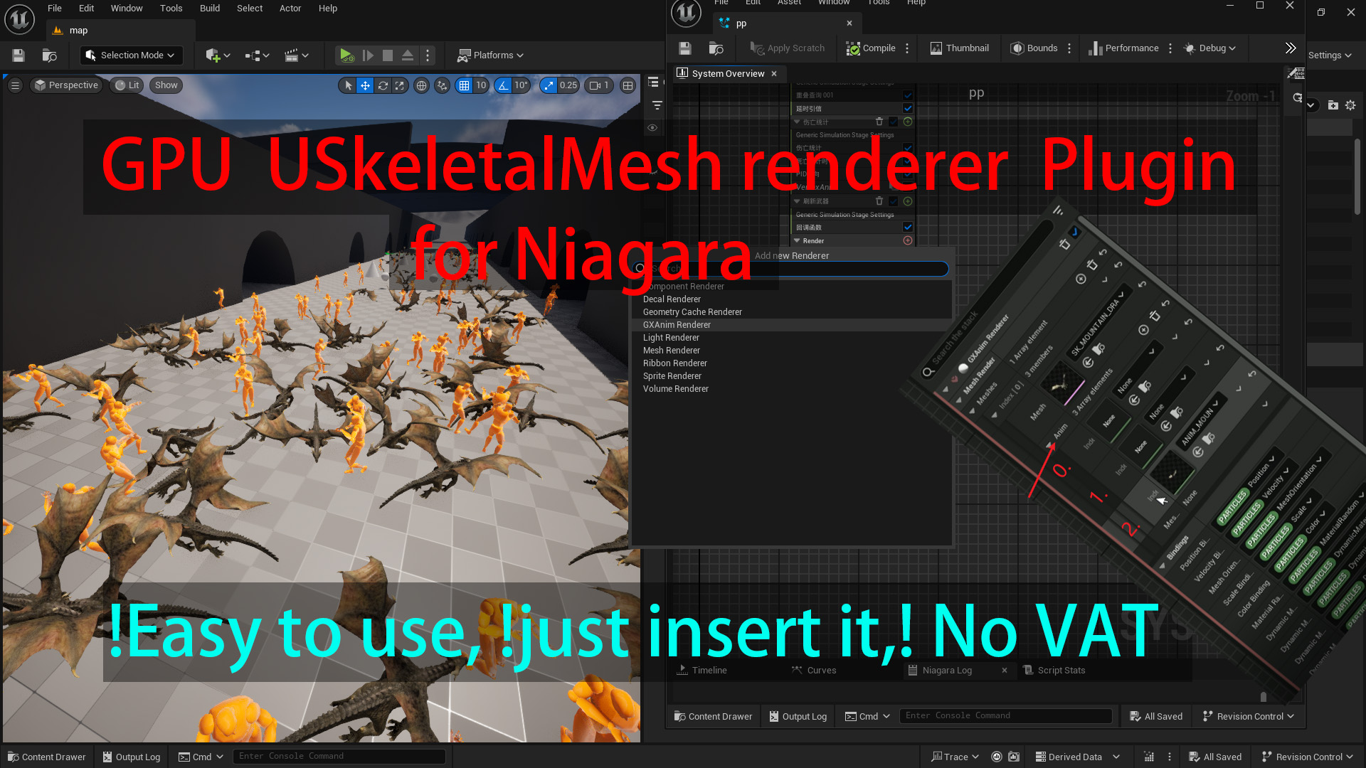 GPU skeleton for niagara | Fab