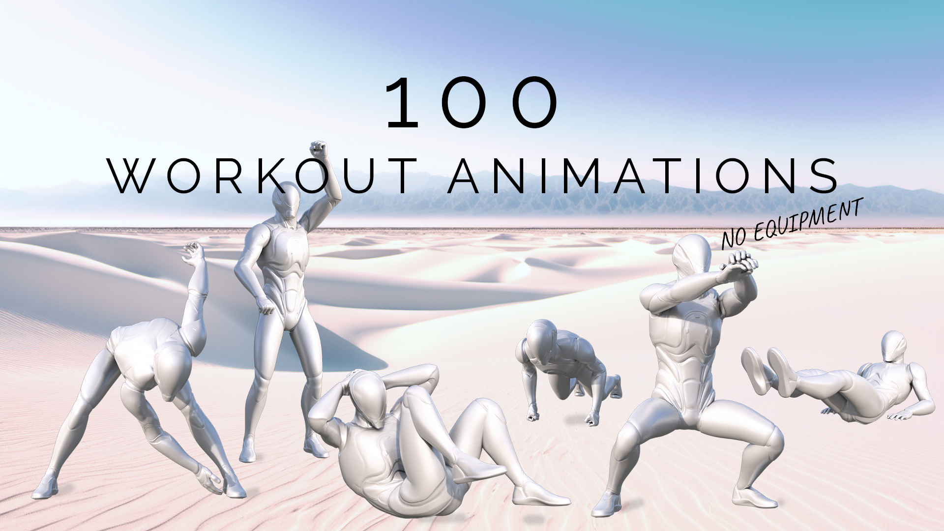 100 Workout Animations No Equipment | Fab