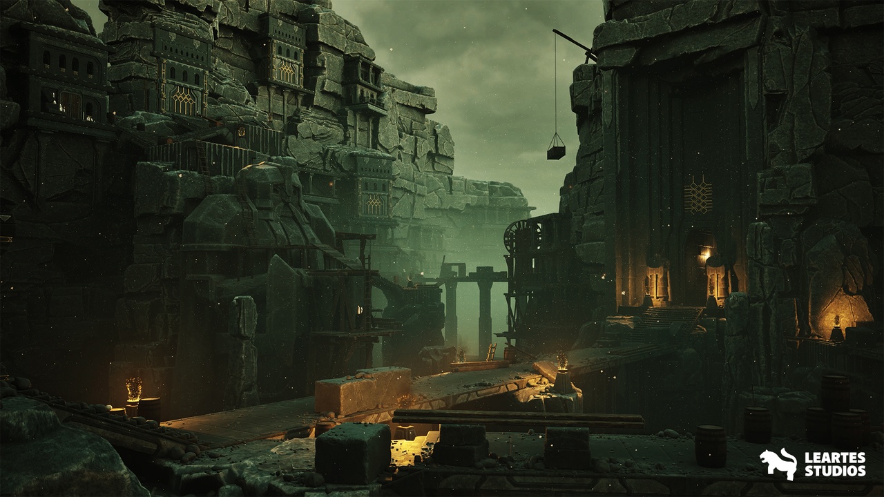 Media 1 for listing Dwarven Dungeons Environment ( Throne Room Dungeon Dwarf Dungeon Dungeon 3D )