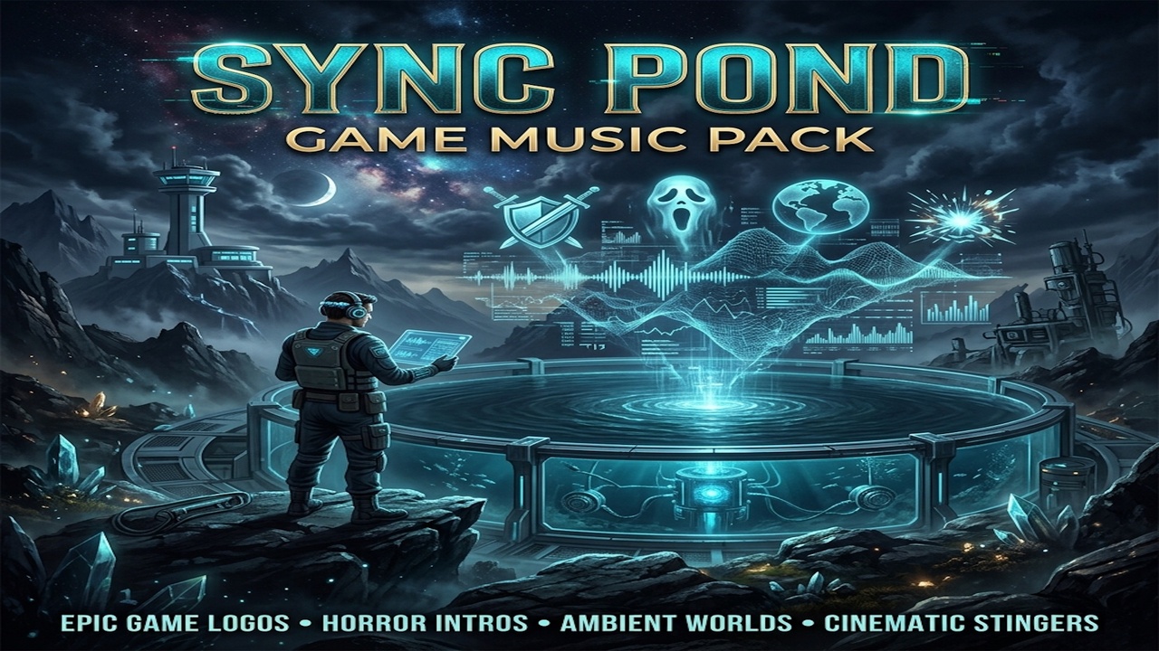 Media 1 for listing Sync Pond – Epic Game Logos, Horror Intros, Ambient Worlds Cinematic Stingers