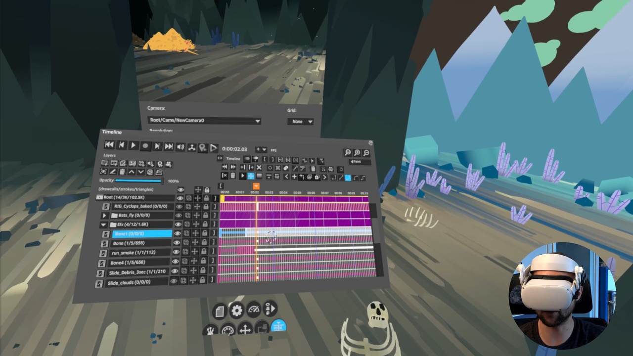 Media 1 for listing Quill to Unreal Engine pipeline – VR animation for 3D artist