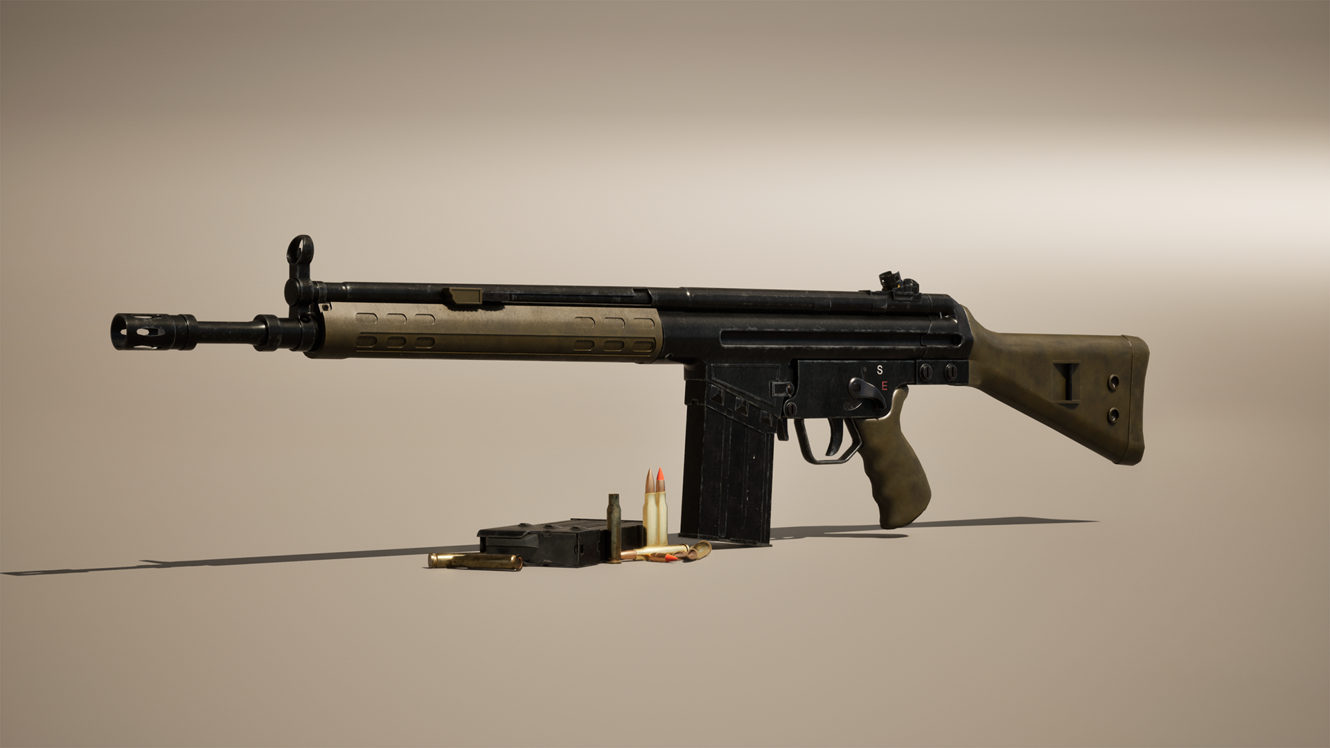 G3 Assault Rifle (Rigged, Animated) | Fab