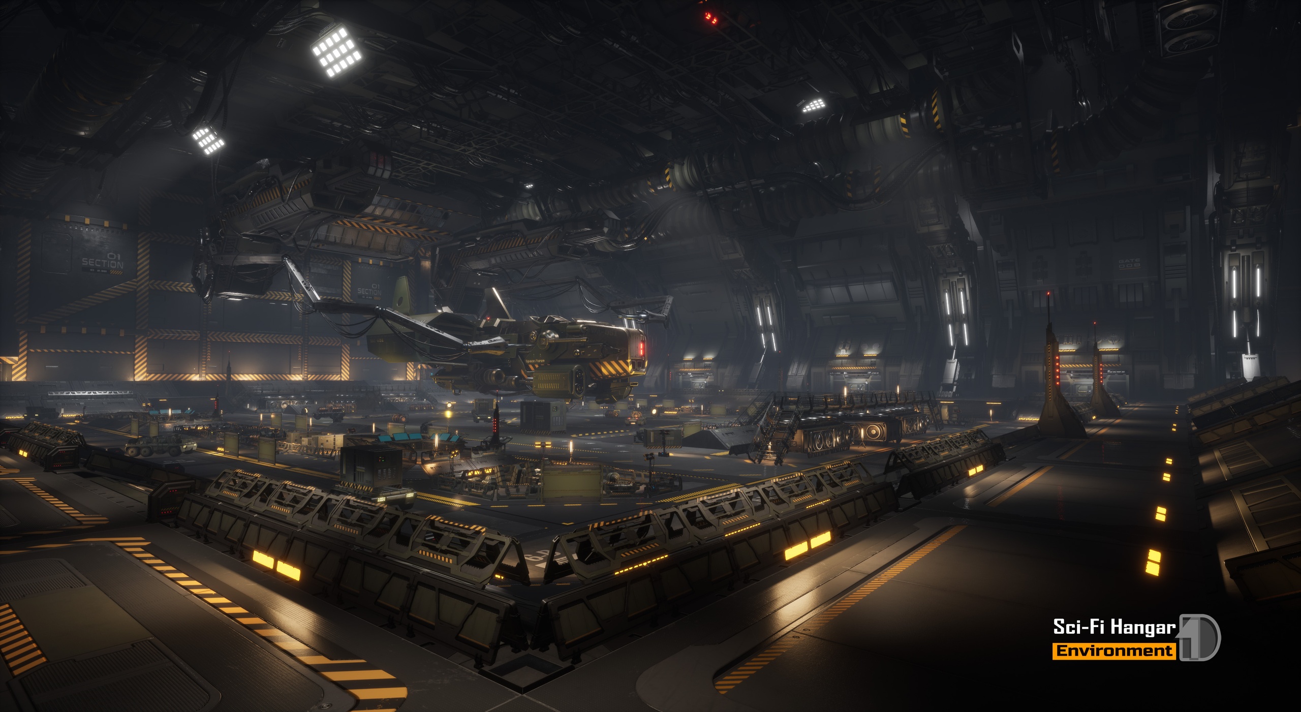 Media 1 for listing Sci-Fi Hangar
