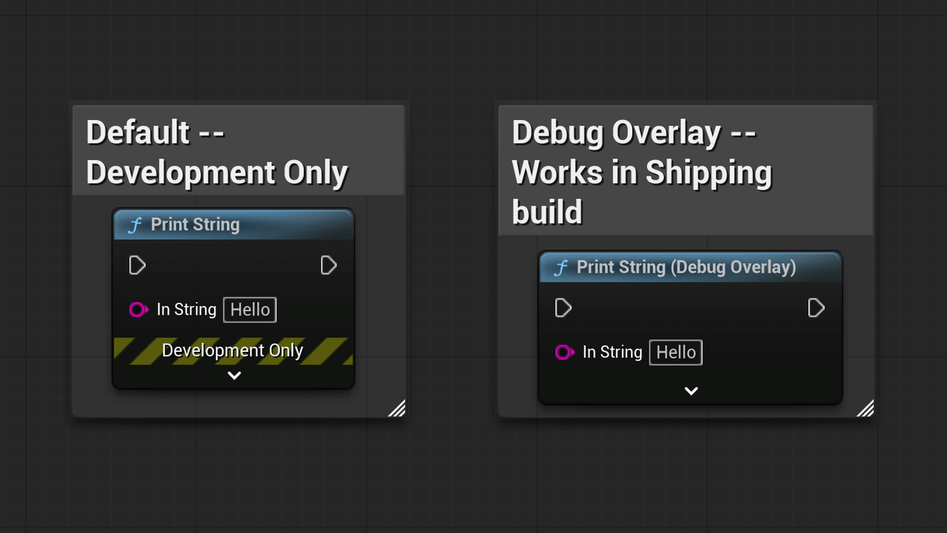 Debug Overlay - Drop-In Replacement for Print String in Shipping Builds ...