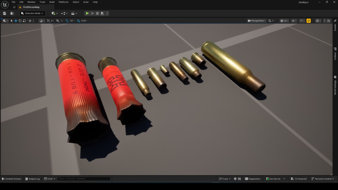 Media 1 for listing Bullet Casing Shell Ejection - (NIAGARA Particle)