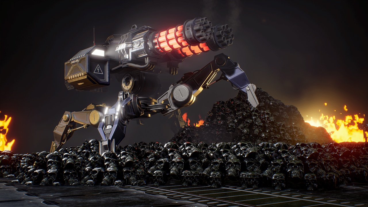 Media 1 for listing Sci-Fi Robot MiniGun