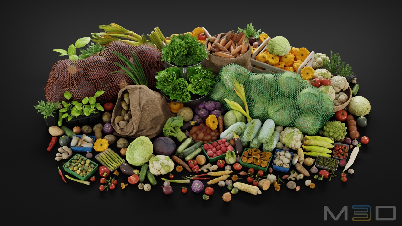 商品 Vegetable Market 的媒体 1