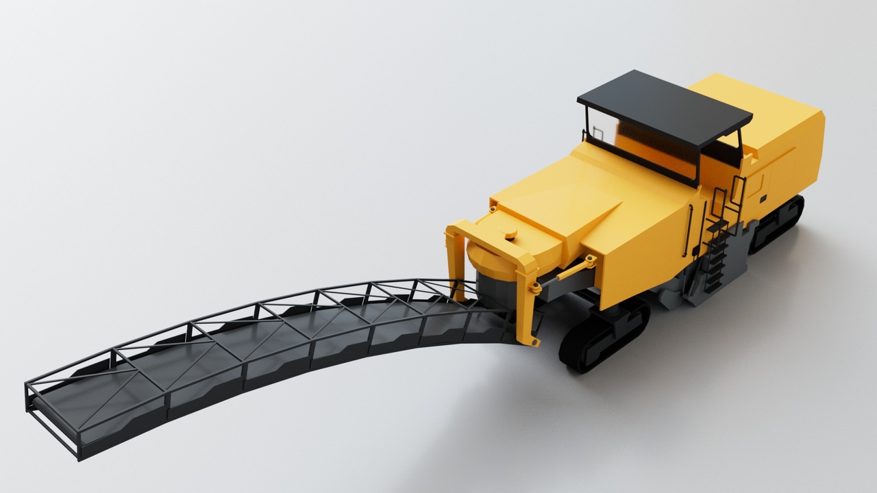 Media 1 for listing Cold Planer - Asphalt Removal Milling Machine Vehicle