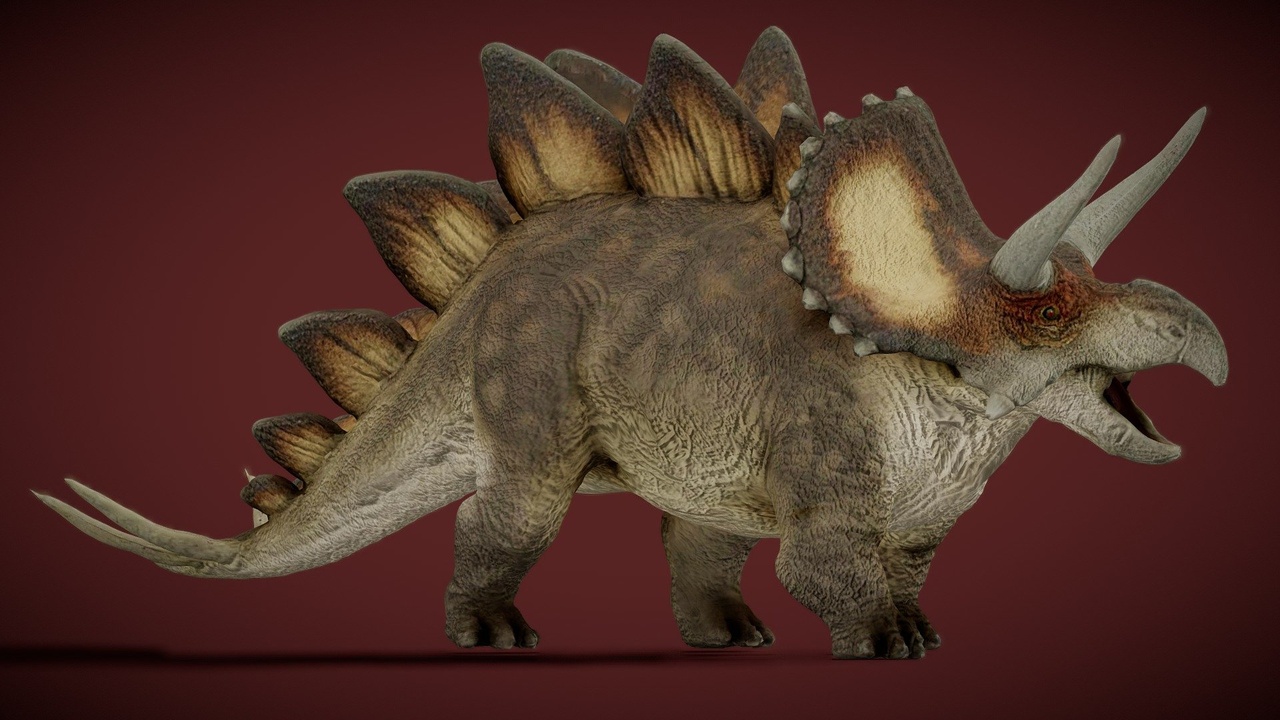 Media 1 for listing Animated Stegoceratops