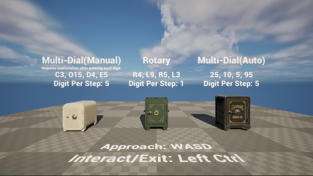 Media 1 for listing Interactive Safe & Combination Lock System