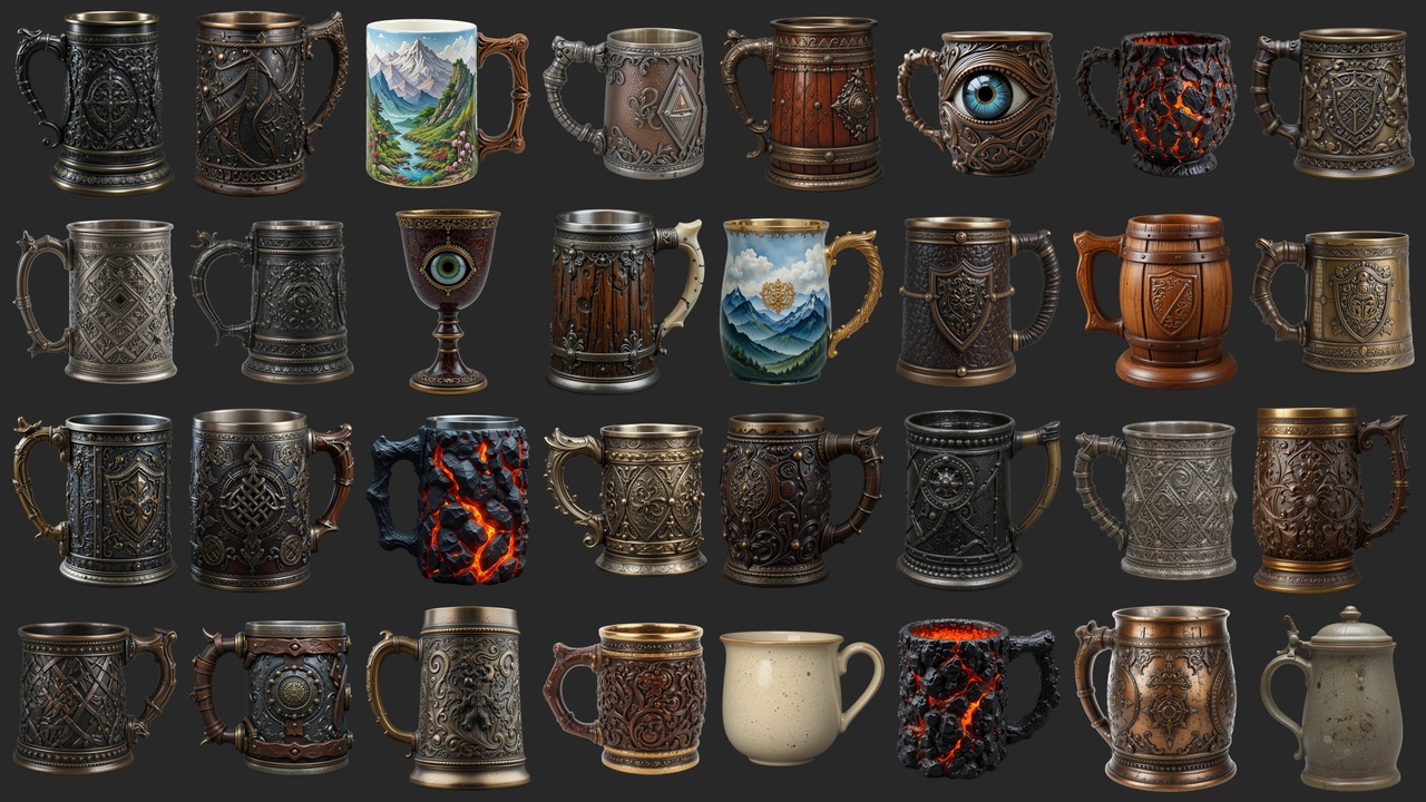Media 1 for listing 228 Simple Tankards And Mugs - Icons