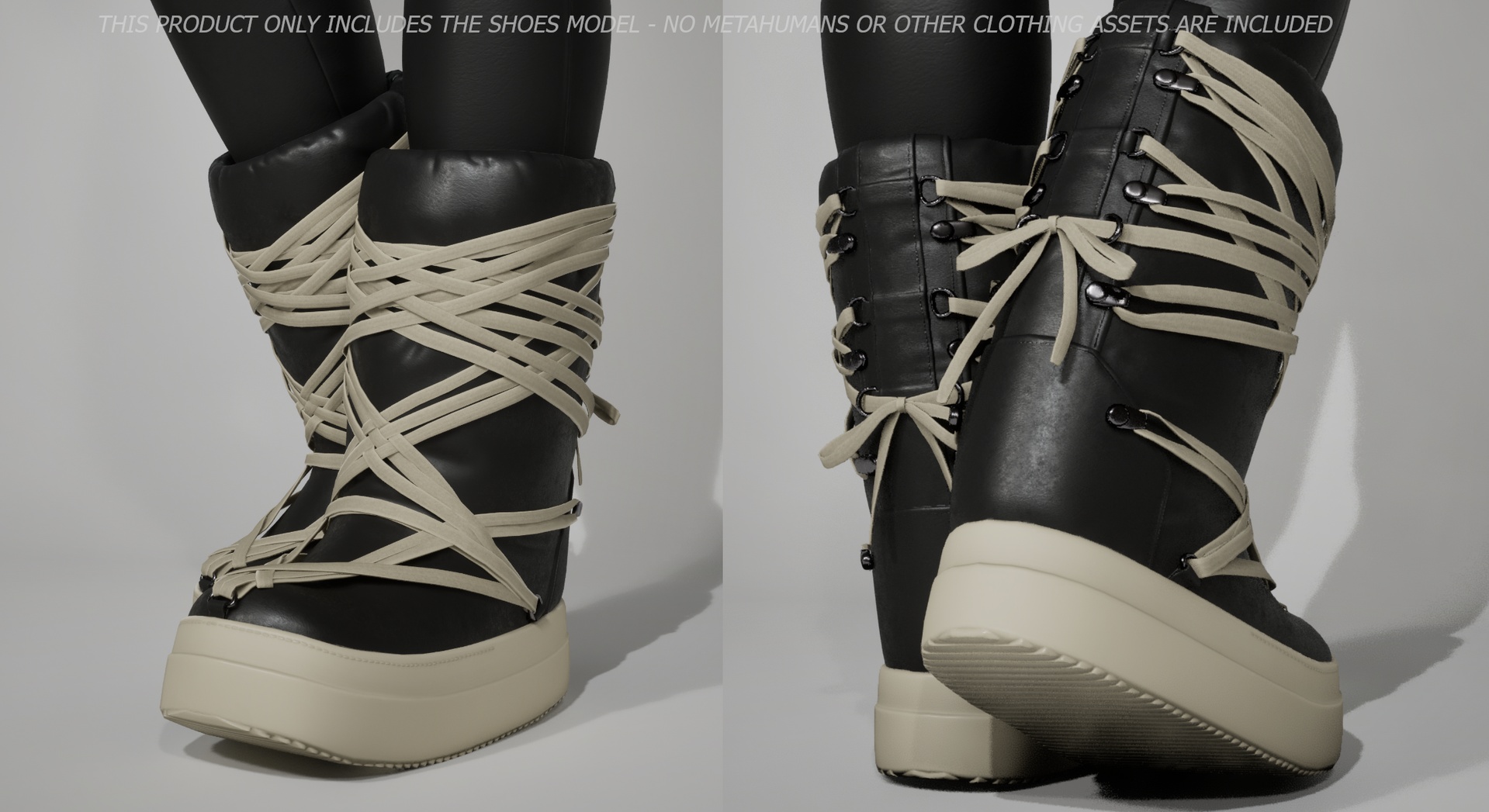 Media 1 for listing Moonboots - Metahuman clothing