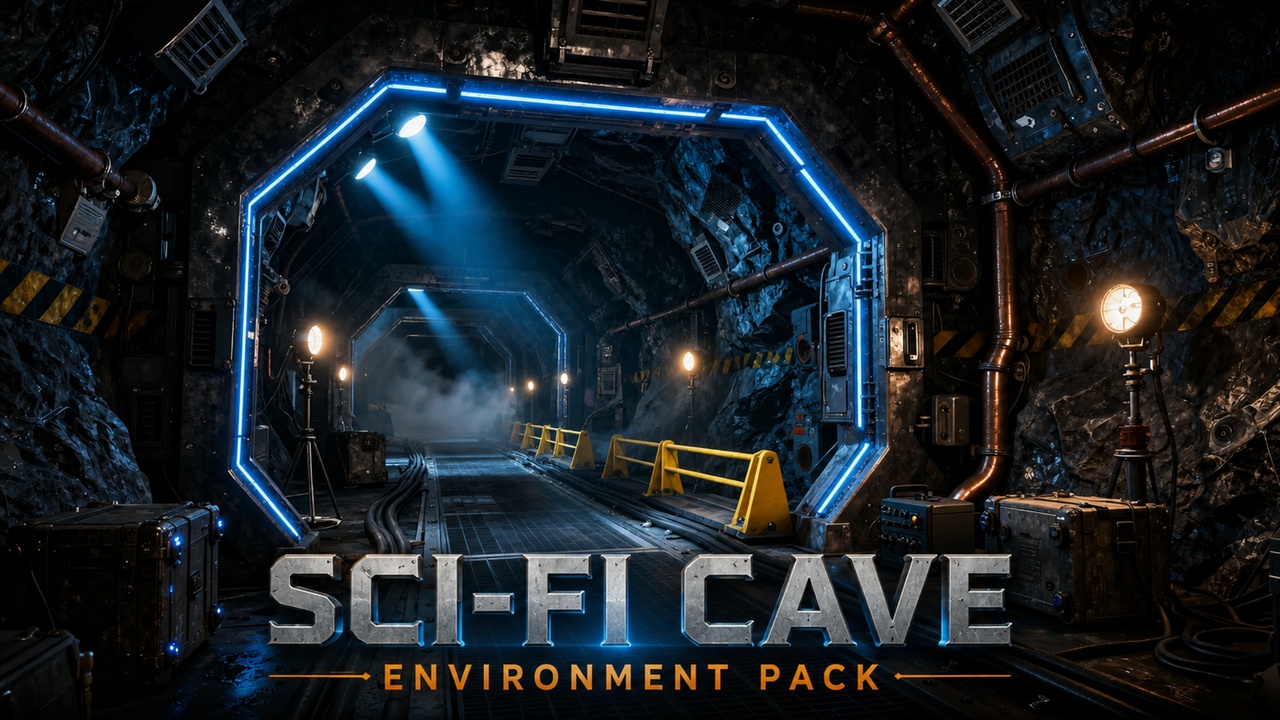 Media 1 for listing Sci-Fi Cave Environment