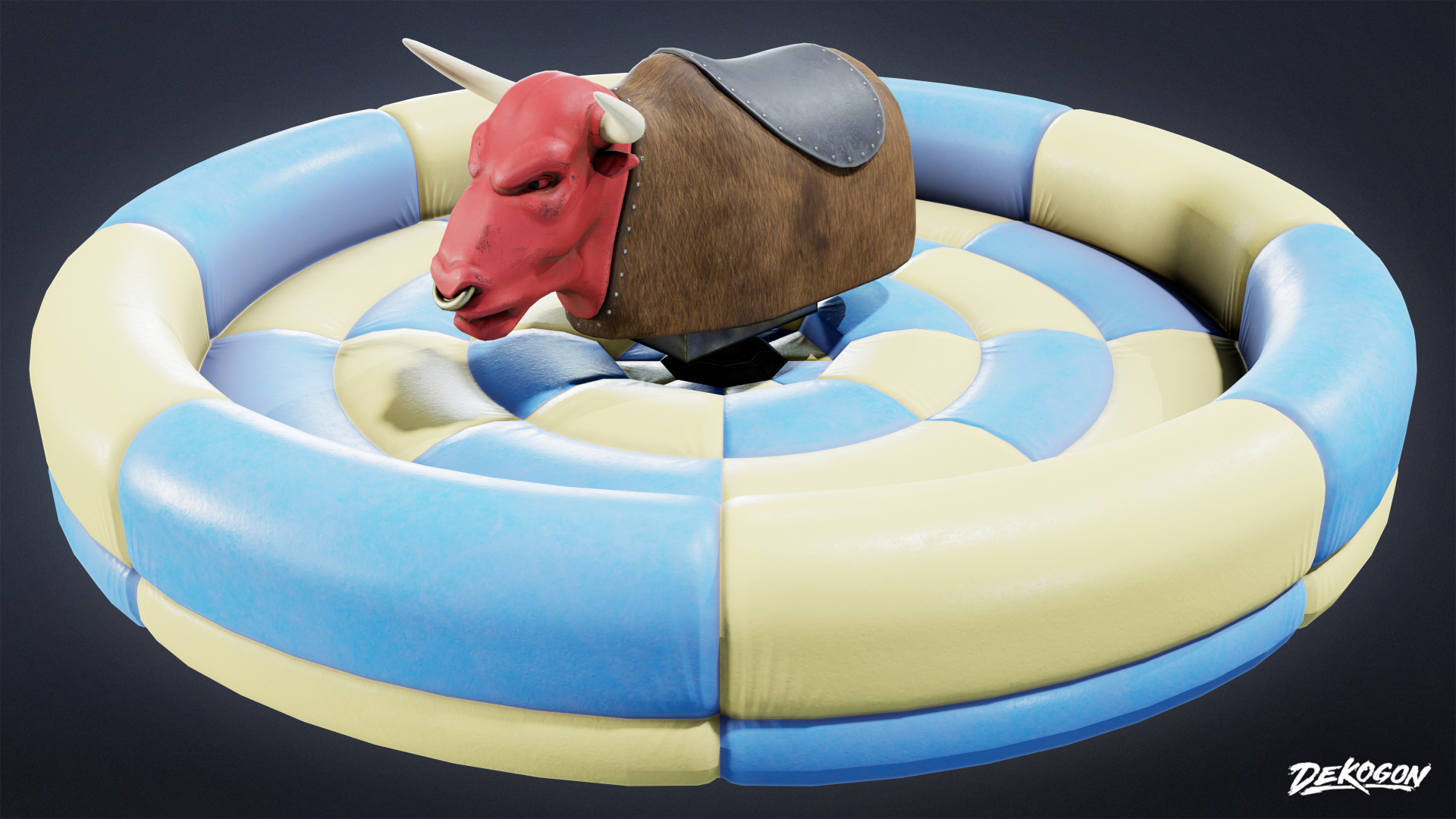 Playdo Raging Bull DB - Rodeo Bull - PBR Game Ready | Fab