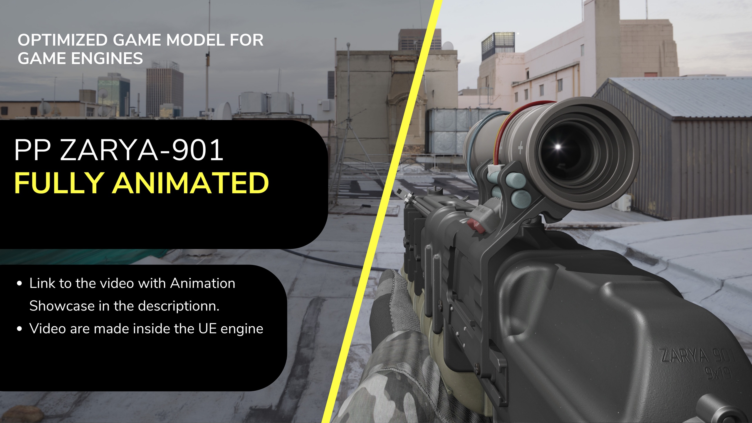 Media 1 for listing SMG ZARYA-901 FPS Animation