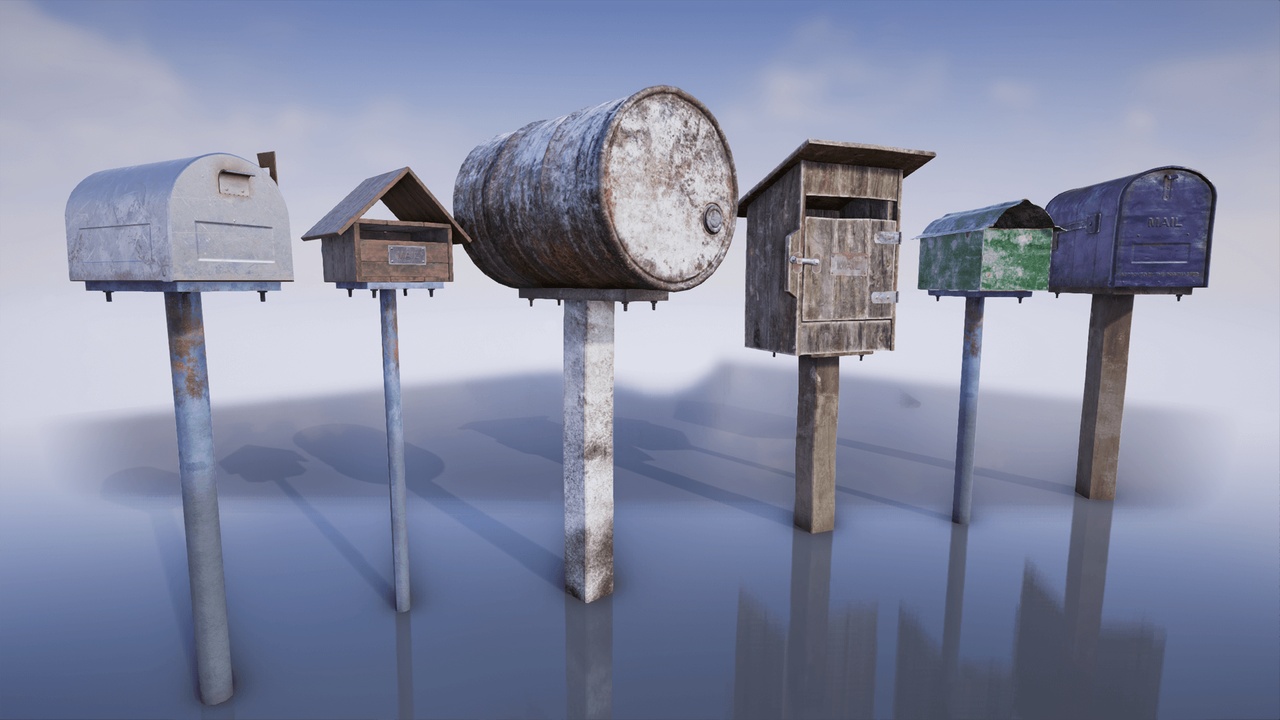 Media 1 for listing Old Mailboxes