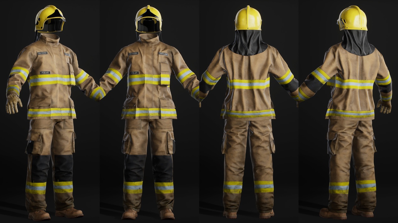 Media 1 for listing FireFighter - Metahuman
