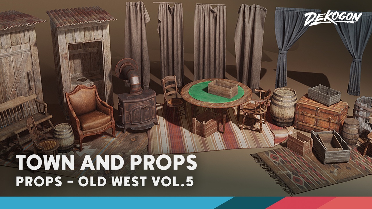 Media 1 for listing Old West - VOL 5 - Town Props