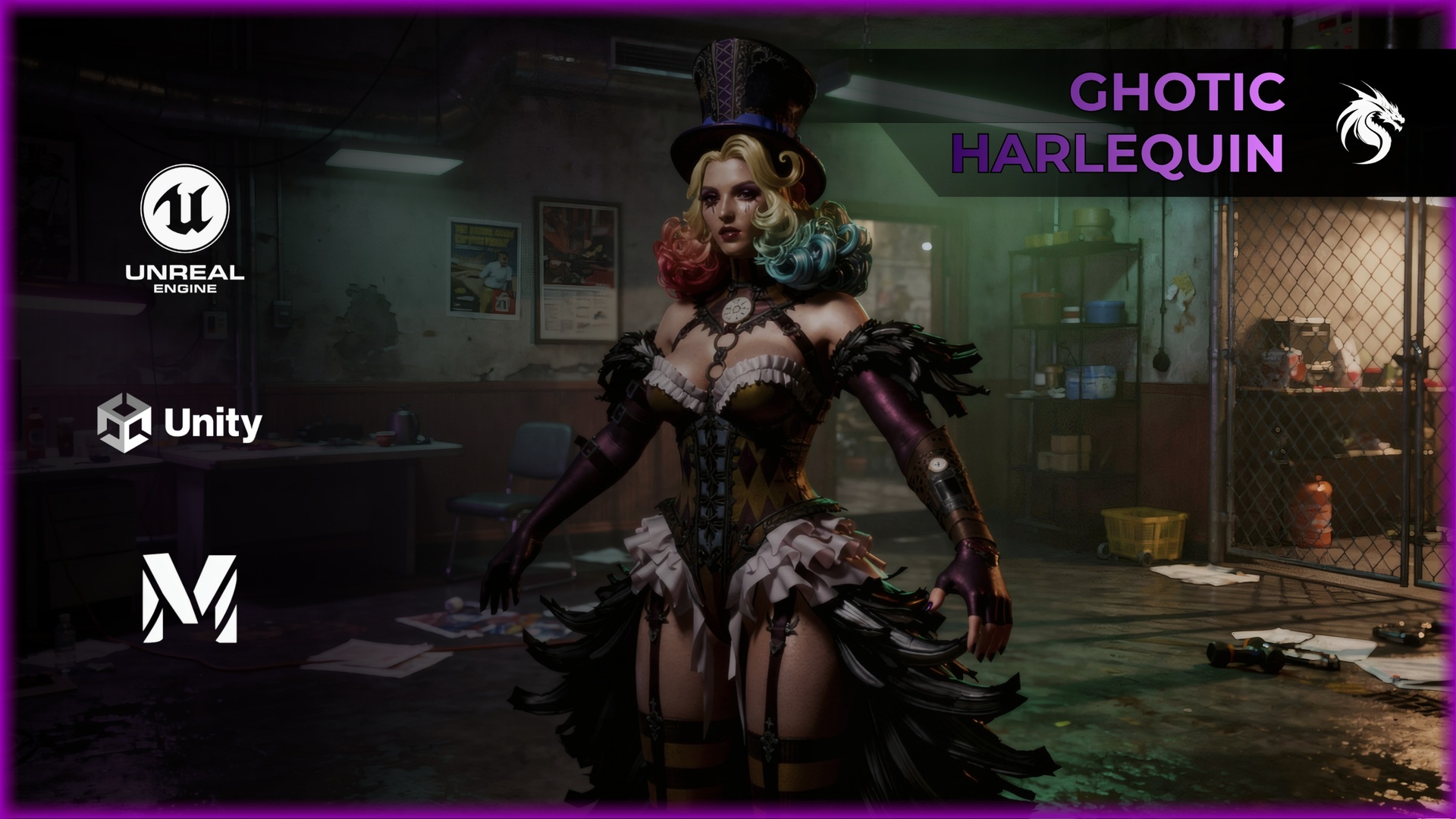 Media 1 for listing Ghotic Harlequin