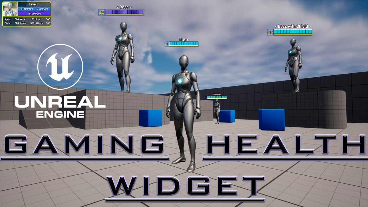 Media 1 for listing Gaming Health Widget