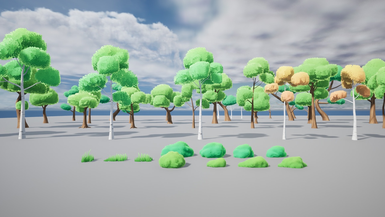 Media 1 for listing Stylized Tree Pack